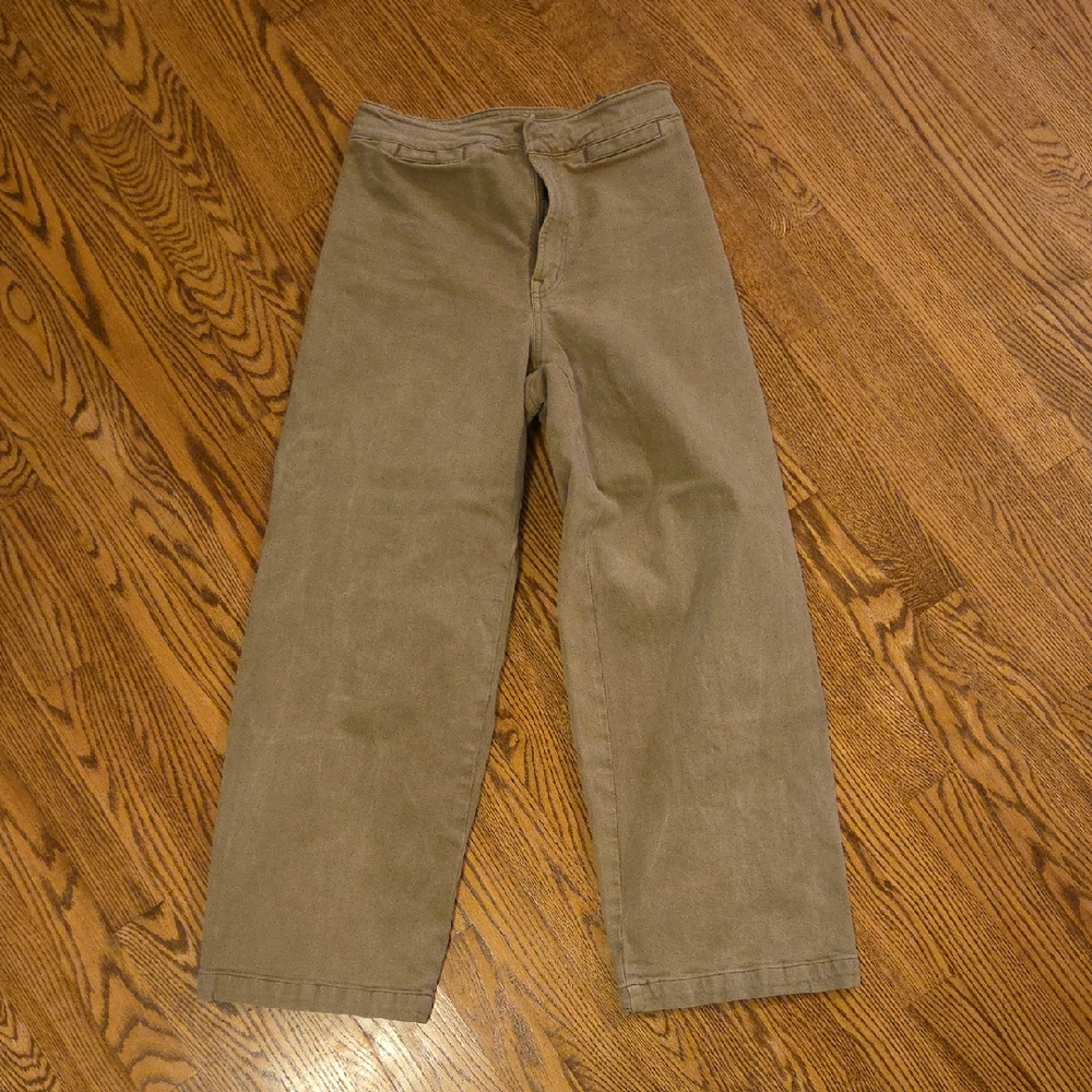 Emmett Wide Leg Curvy Cropped Pants